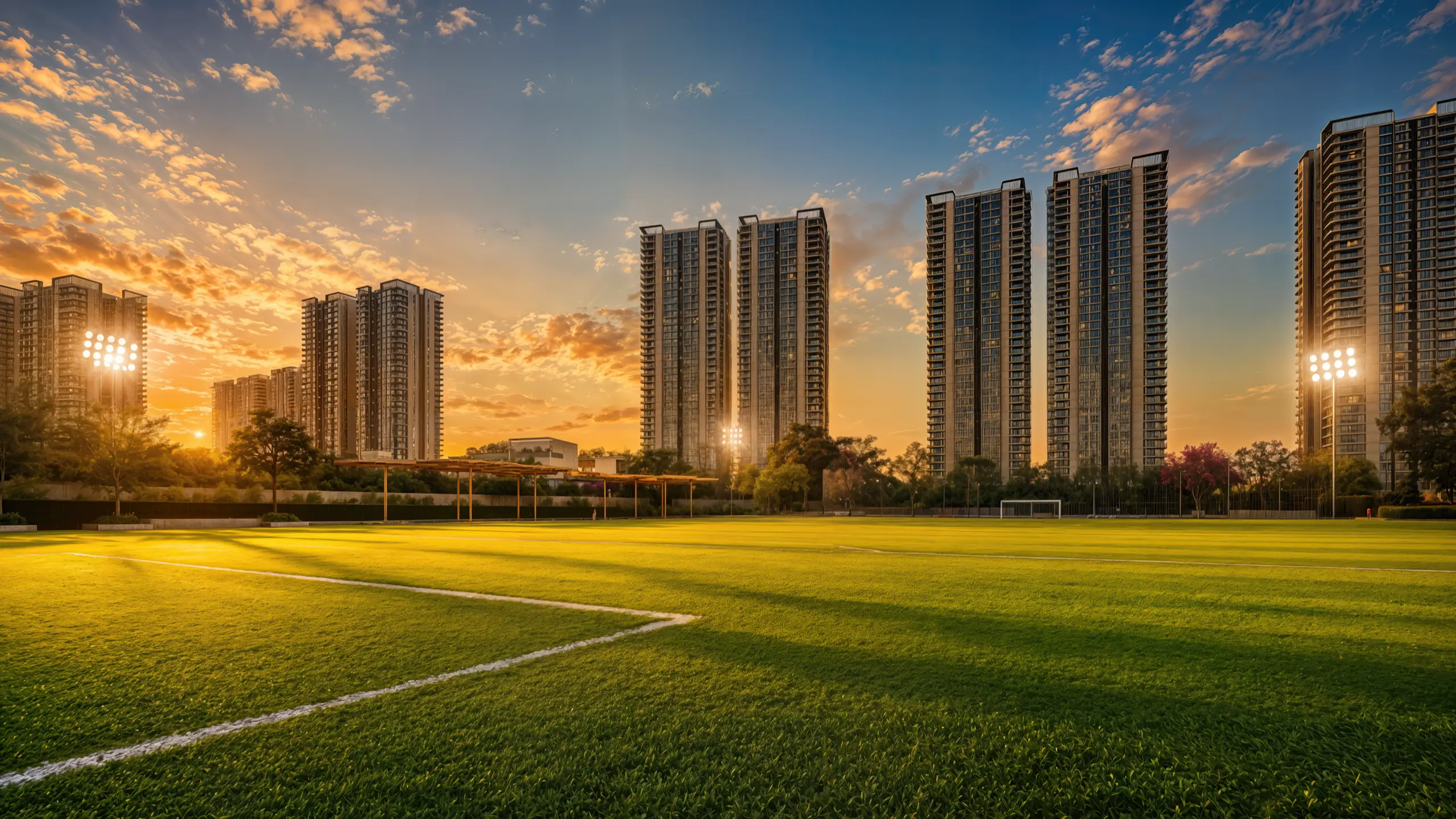 Nambiar District 25 clubhouse and open spaces